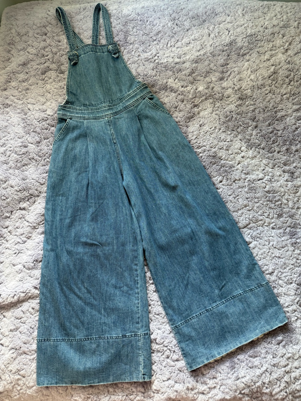 Maeve | Pinafore Denim Jumpsuit | XS
